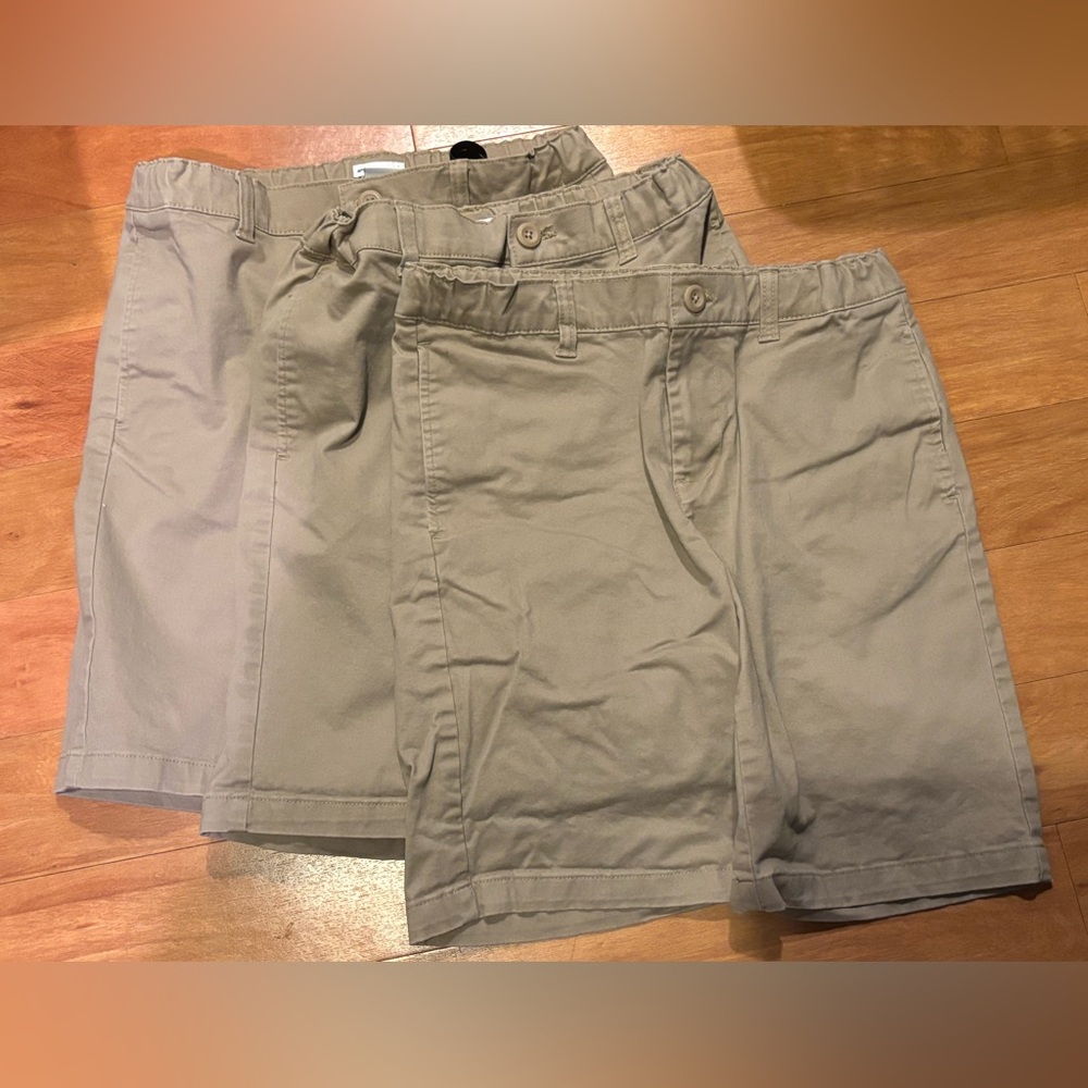 Boys Khaki Shorts (3 pair) -Sz 10H